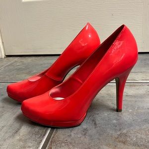 Bright Highlighter Pink Heels